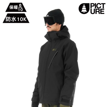 Picture 男防水透濕滑雪外套【黑色】Nitric JKT MVT0579 (S-XL)