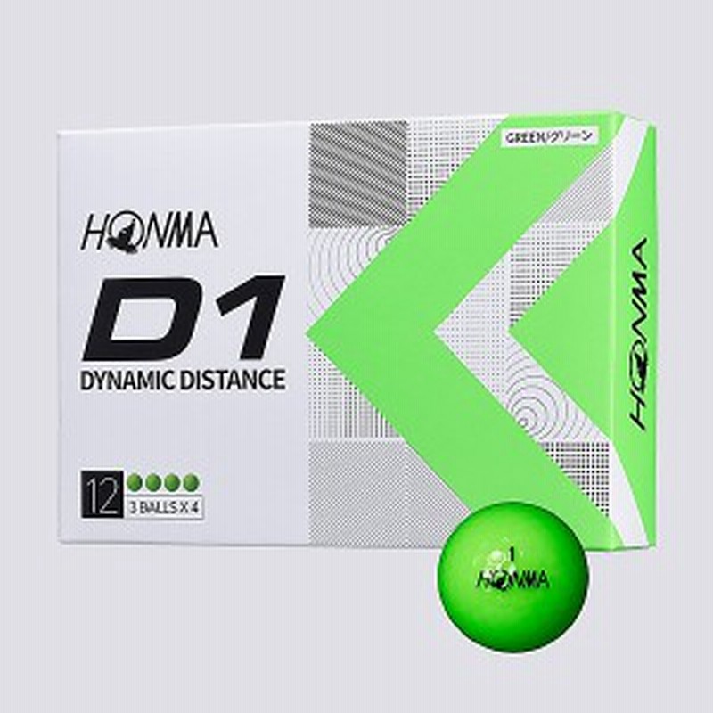 本間ゴルフ ゴルフ ダースボール 他 HONMA D1ボール （１ダース12個入り） BT2201 GR メンズ GR 通販  LINEポイント最大10.0%GET | LINEショッピング