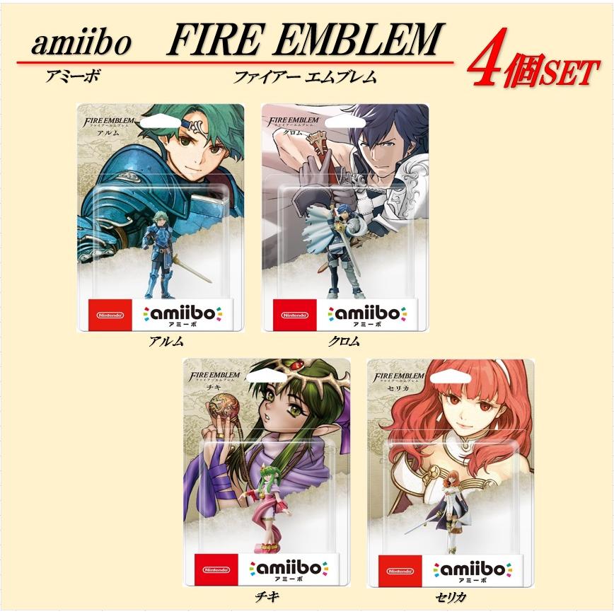 アミーボ amiibo アルム クロム ＆ チキ ＆セリカ ファイアー