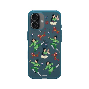 iPhone 17 Clear (相機按鈕) 夜幕藍 - 迪士尼-公主系列 Disney Princess - 迪士尼公主 - 花木蘭