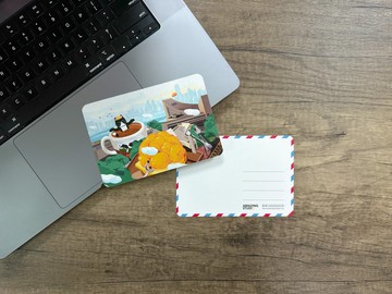 【貓遊街角 - 菠蘿油】 明信片丨Amazing Studio