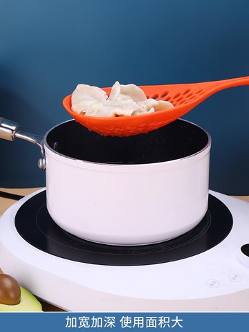 大漏勺家用廚房面條火鍋過濾勺過濾網篩耐高溫一體成型多功能撈勺