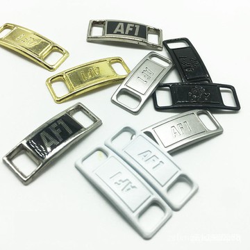 🔥台灣熱賣好物🔥優質diy鞋鏈 AF1鐵片鐵牌AirForce闆鞋標誌 適配耐剋空軍一號 鞋帶扣 鞋帶頭 assd