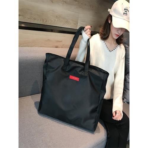 潮牌 短途旅行包女手提行李包大容量旅行袋輕便防水單肩健身包男