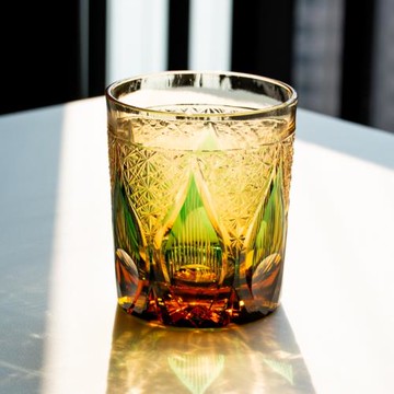 日式威士忌杯手工雕刻切子水晶玻璃杯硝子烈酒杯家用洋酒杯啤酒杯