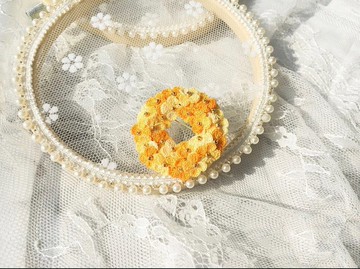 手作編織微鈎 鈎織 繁花似錦 編織毛線 小花蔟胸針針織 鉤織