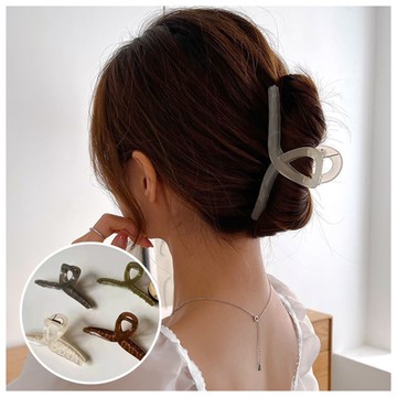 梨花HaNA 韓國朝暮四季實用．朝暮果凍大號交叉抓夾4色一組入