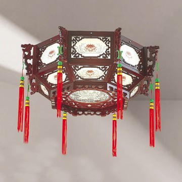 宮廟吸頂六燈 B73-64-74161A