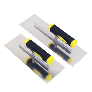 不鏽鋼抹泥刀 膠柄不銹鋼抹泥刀無釘抹子刮膩子批牆刀硅藻泥打底收光刀抹灰刀『XY13256』