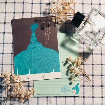 明信片-媽咪,下次頭髮可以不要綁這麼緊嗎