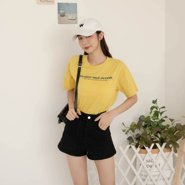 天天舒適休閒撞色英文短袖上衣 DP7740-501【現貨】