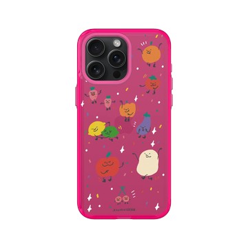 iPhone 15 Pro Max Clear 粉漾桃 - 咻咻熊 XiuXiubear - 阿泥與蔬菜好朋友