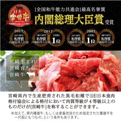 ふるさと納税 美郷町 宮崎牛　こま肉　約600g