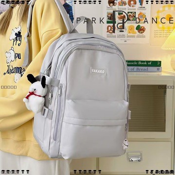 超實惠 九 後背包 雙肩包 大容量 旅行包 日系校園簡約百搭雙肩包高中學生初中生上課書包大容量背包男潮