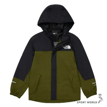 The North Face 北面 連帽外套 童裝 防水 綠 NF0A8A48PIB