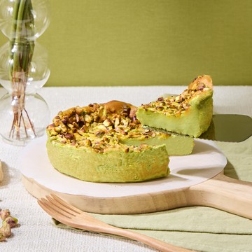 【冊子生活購】開心果巴斯克乳酪蛋糕(無附提袋)