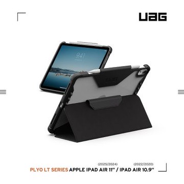 UAG iPad Air 11(2024-2025)/10.9吋耐衝擊全透保護殼LT-黑