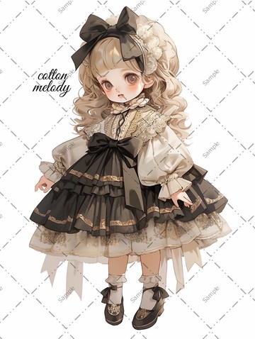 原創貼紙 no.29 人物貼紙 獨家設計 角色貼紙 女孩貼紙 原創人物貼紙