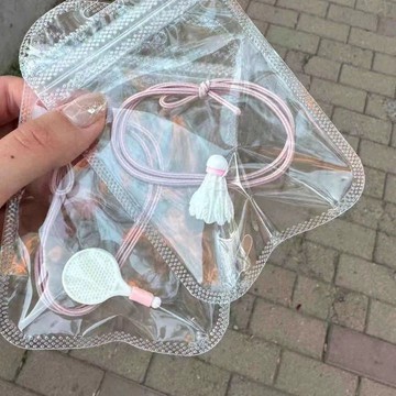 💥免運臺灣出貨💥羽毛球頭繩專屬男友彈力手繩體育少女髮繩髮飾頭飾小髮圈皮筋皮套🌟可開票