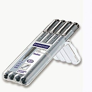 德國施德樓STAEDTLER-耐水性代用針筆四支套組*308WP4【APP滿額下單10%點數(單一帳號最高5000點)】1/31止
