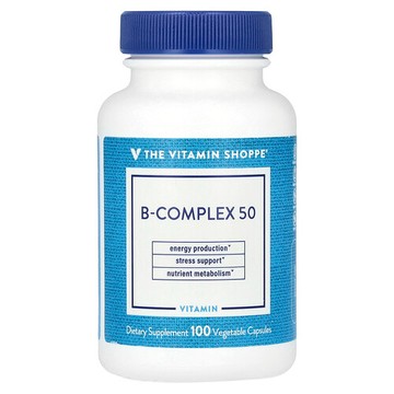 The Vitamin Shoppe, B 族複合物 50，100 粒素食膠囊