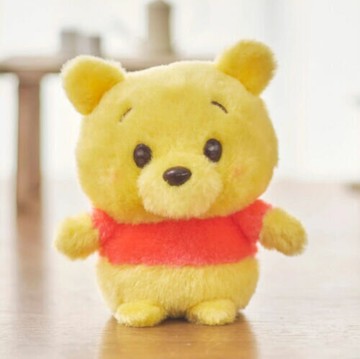 真愛日本 小熊維尼 POOH 絨毛娃 沙包娃 手掌娃 娃娃 布偶 玩偶 絨毛玩偶 迪士尼專賣店