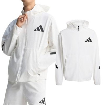 Adidas M Z.N.E. WV TT 男款 白色 運動 休閒 外套 KD8495