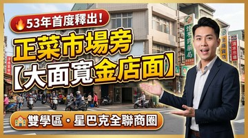 罕見釋出!清水菜市場旁大面寬金店面｜台中市清水區新興路