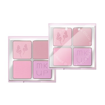 MKUP 紫想澎嫩四色腮紅盤