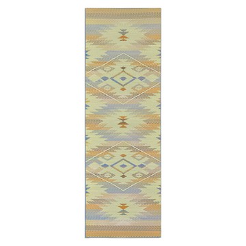 IKEHIKO 日本池彥 瑜珈墊Proud 大地圖騰綠 日本產天然藺草  60 x 180 x 0.6cm  1個