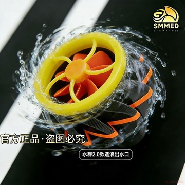 桃園出貨✨週轉箱出水口魚缸過濾改裝配件旋轉小風扇造浪亂流推水擴散出水嘴