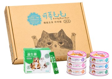 呼呼罐綜合口味24入+益生菌優惠組