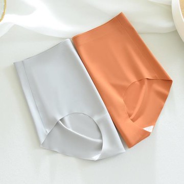 高腰3D蜜桃臀性感內褲女士抗菌純棉襠冰絲無痕內褲女不夾臀三角褲