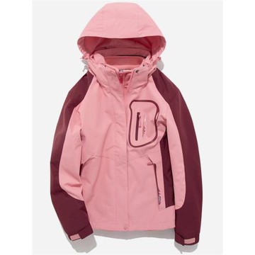 冬季戶外防寒沖鋒衣女潮牌保暖防小雨防風三合一可拆卸兩件套外套