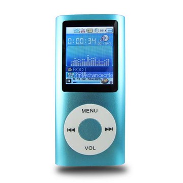 B1822四代蘋果 插卡式1.8吋彩色螢幕 MP4隨身聽(加16G記憶體)加送3大好禮