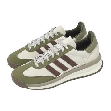 adidas 休閒鞋 SL 72 RTN 男鞋 米 綠 麂皮 復古 膠底 愛迪達 JS0506