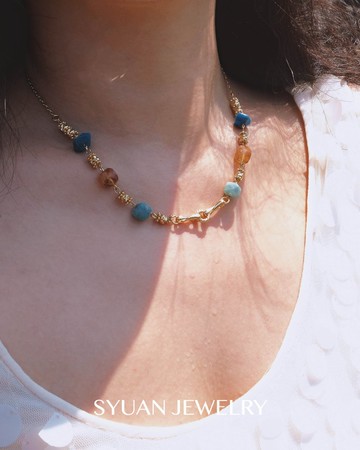 Manaola 夏日能量天然寶石項鍊  生日 情人節禮物