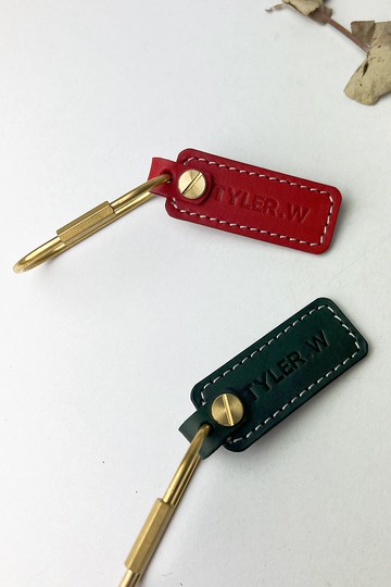 【免費刻名】黃銅刻名鑰匙圈 l 專屬刻名 l