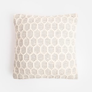 艾禮思手工編織羊毛抱枕套50x50cm 蜂巢格