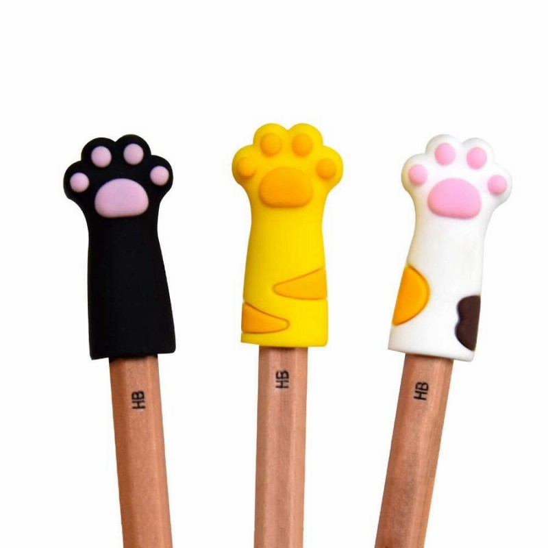 ころんとしたネコの手がかわいい鉛筆キャップ。ぷにぷにの肉球がペンケースの中を彩る。 かわいい 新入学 キャラクター 猫 通販  LINEポイント最大0.5%GET LINEショッピング