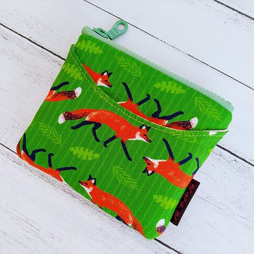 小狐狸 微笑包 卡片包 零錢包 嗶卡包