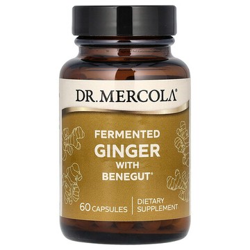 Dr. Mercola, 含 Benegut 的發酵姜，60 粒膠囊