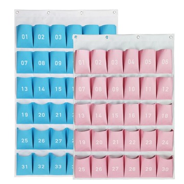 手機袋 定做手機幼稚園接送晨檢卡雜物整理收納學生員工掛壁掛式收納袋『XY26354』