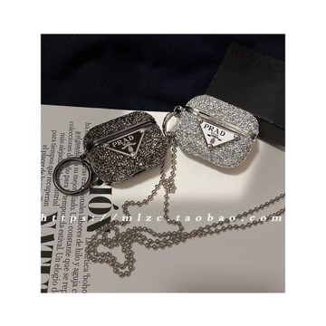 奢華滿鉆字母適用AirPods3耳機套pro2代蘋果無線藍牙耳機1/2/3代保護套AirPodspro2代個性水鉆潮女