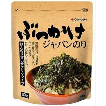 送料無料 オリオンジャコー ぶっかけジャバンのり 60g×24個