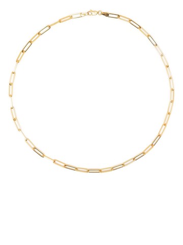 HESTIA - Elemental Rectangular cable-chain necklace - women - 18kt Gold Plated Silver - One Size