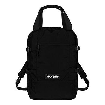 Supreme Tote Backpack 'Black White'