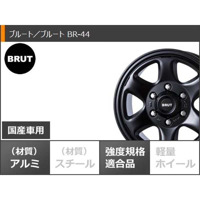 ハイエース 200系用 サマータイヤ ダンロップ RV503 215/60R17C 109/107L ブルート BR-44 7.5-17 |  LINEショッピング