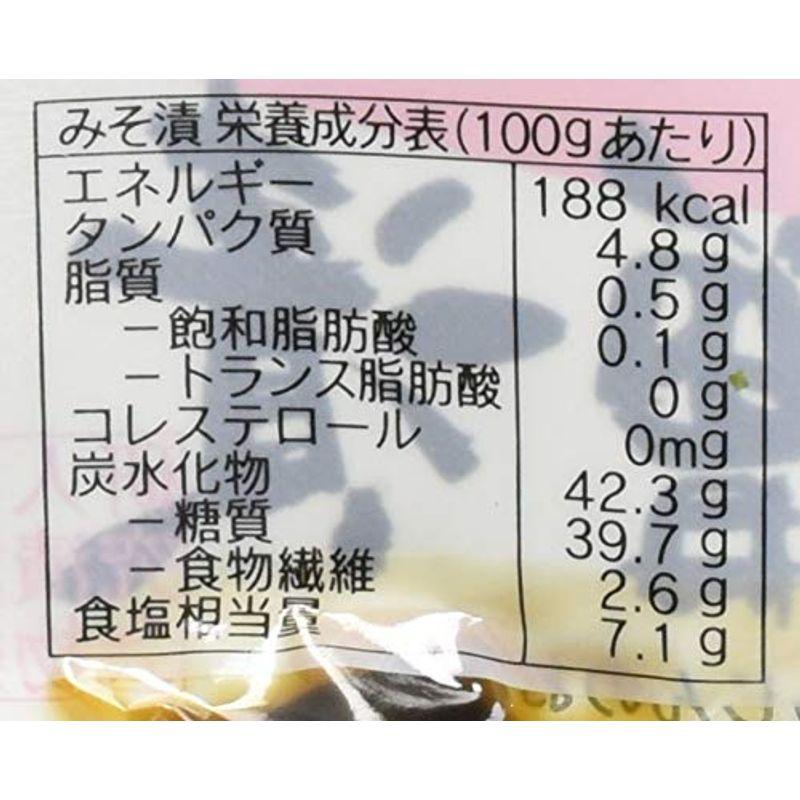 浅舞婦人漬物研究会 秋田の田舎漬 味噌漬 140g