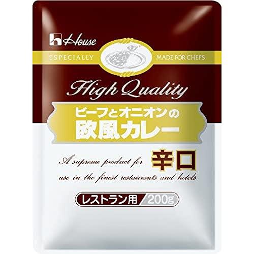 ハウス ビーフとオニオンの欧風カレー 辛口 レストラン用 200g*5個